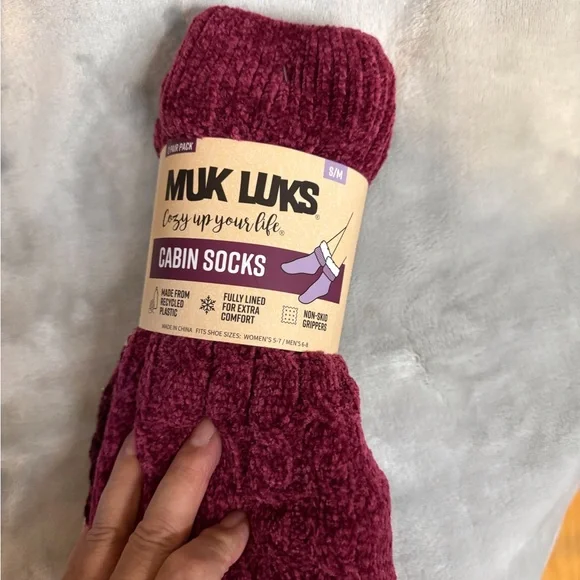 Muk Luks Unisex Cabin Socks   NWT. - Picture 6 of 8